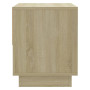 Comodino Rovere Sonoma 45x34x44 cm in Truciolato