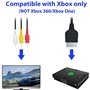 Link-e : Cable de Connexion Audio Video Compatible avec Console Microsoft XBOX Première Génération (NON Compatible XBOX 360 ou X