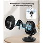WOWDSGN Ventilateur de Table Silencieux 24dB, Ventilateur Bureau de Circulation d'air Turbo - 80° Oscillation Horizontale - 100°