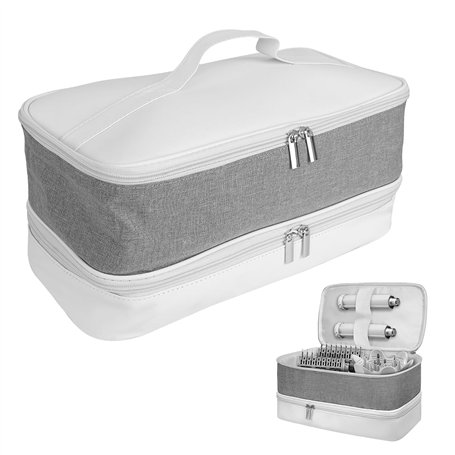 Adorila Sac de transport à double couche pour sèche-cheveux