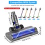 Brosse de rechange pour aspirateur Dyson V6 DC59 DC61 DC62 DC74 compatible avec la lumière LED pour le nettoyage des sols et des