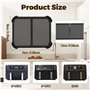 Anti-éclaboussures Accessoires pour Air Fryer Ninja 2 Pièces,Grille Anti Projection pour Air Fryer Ninja Réutilisable Silicone p