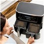 Anti-éclaboussures Accessoires pour Air Fryer Ninja 2 Pièces,Grille Anti Projection pour Air Fryer Ninja Réutilisable Silicone p