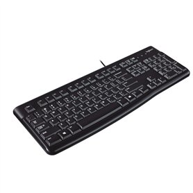 Logitech K120 Clavier sans Fil Windows, Plug-and-Play USB, Touches Silencieuses Ultra-Plates, Taille Standard, Résistant aux Ecl
