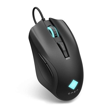 HP OMEN Vector - Souris Gaming Noire (Filaire - USB, 6 Boutons Programmables, 16 000 DPI, Rétroéclairage LED RGB, Droitier)