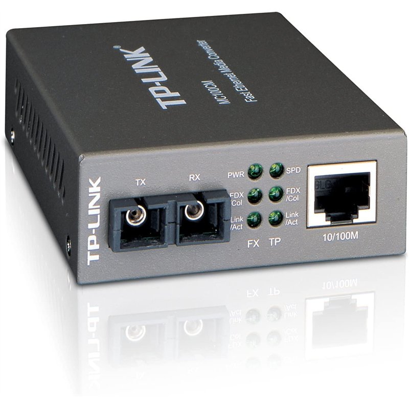 Image secondaire de TP-Link 10/100M RJ45 to 100M Full-Duplex Multi-Mode SC Fiber Converter (MC100CM)