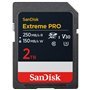 SanDisk 2 to Carte SDXC Extreme Pro, Carte SD V30, UHS-I, (4K UHD Videos, Vitesse de Lecture jusqu'à 250 Mo/s, RescuePRO Deluxe,