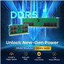 Transcend Mémoire RAM 48 Go DDR5 5600 MHz CL46 (2Rx8) - JM5600ALE-48G