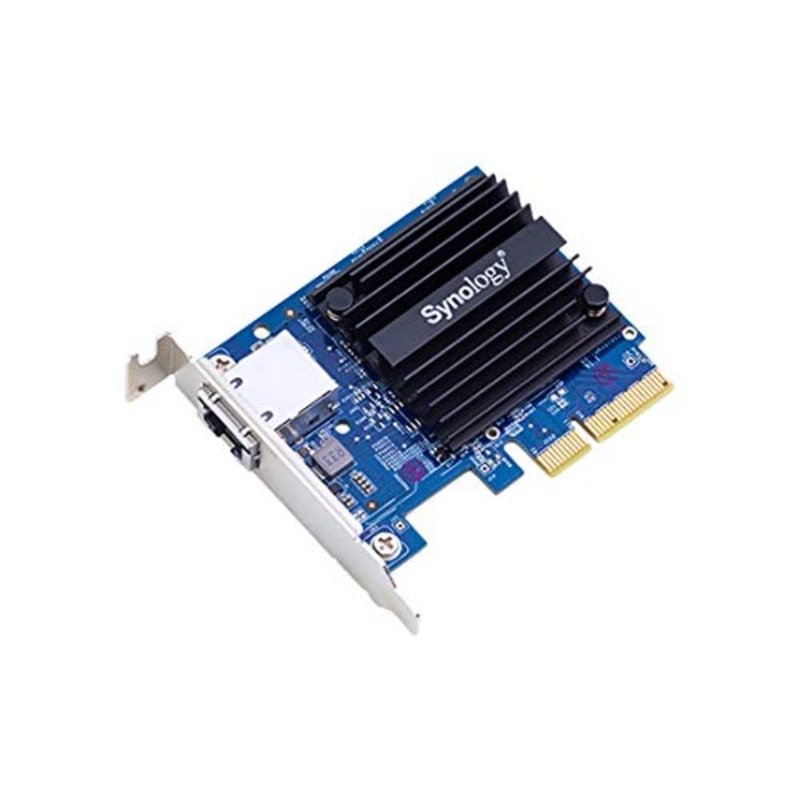 Synology E10G18-T1 10GB NW Card W 10GBASE-T Ports, Black/Blue