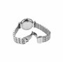 Fossil Montre Quartz Femme 28.00mm avec Cadran Blanc analogique et Bracelet en Bracelet en Acier Argent ES4647
