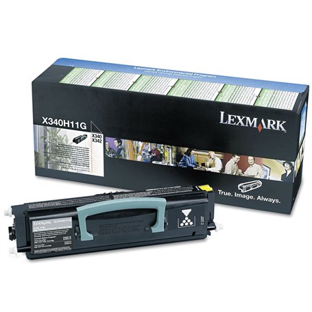 LEXMARK X340 H11G - toner LEXMARK X340 H11G haute cap!acité noir