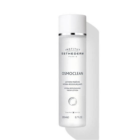 Institut Esthederm - Osmoclean - Lotion Fraîche Hydra-Ressourçante - Démaquille et Apporte Confort et Hydratation - Sans Rinçage