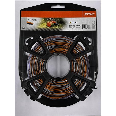 Fil de coupe High-Tech CF3 PRO Cruciforme STIHL débrousailleuse 00009304319 - 2 mm - 91 m