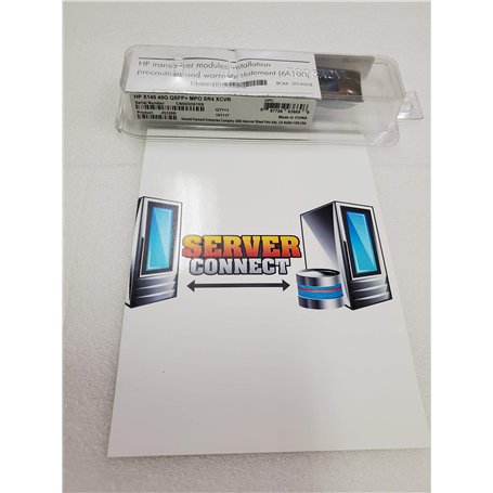 HPE X140 - Mode de transmetteur QSFP+ - 40 Gigabit LAN - 40GBASE-SR4 - MPO - pour Apollo 4200, 4200 Gen10, FlexFabric 12902E