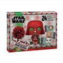 Funko Advent Calendar: Star Wars Holiday - Darth Vader - Dark Vador- Calendrier de L'avent - 24 Jours de Surprise - Mini-Figurin