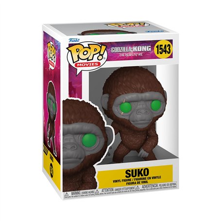 Funko Pop! Movies: Godzilla X Kong: The New Empire - Suko - Godzilla Vs Kong 2 - Figurine en Vinyle à Collectionner - Idée de Ca