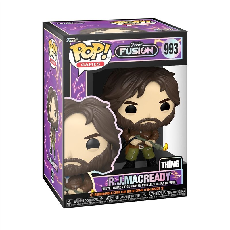 Funko Pop! Games: Fusion - R.J MacReady - The Thing - Figurine en Vinyle à Collectionner - Idée de Cadeau - Produits Officiels -