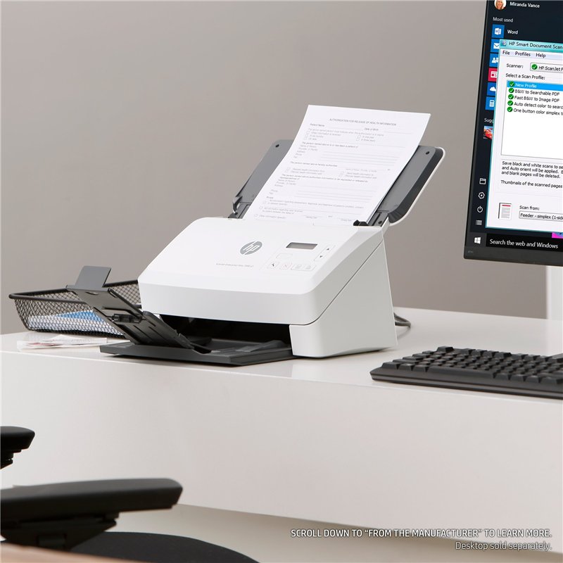 Image secondaire de HP L2757A#B19 Scanner de Document Couleur SATA