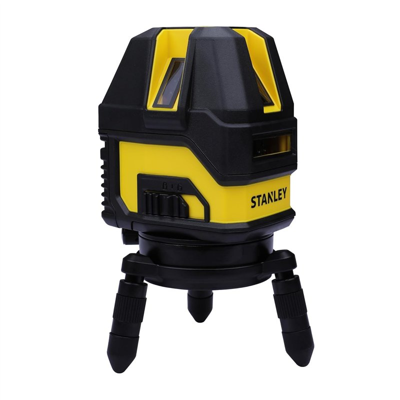 Stanley - Niveau multiligne Plage d'utilisation 10 m à 50 m Laser rouge - STHT77514-1 Jaune