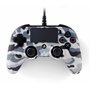 Nacon Manette filaire compacte, officielle PS4, camouflage grise