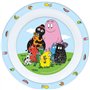 Lot vaisselle - FUN HOUSE - BARBAPAPA  - Verre, assiette Ø22 cm et Ø16 cm, couverts, gourde et boite goûter