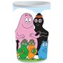 Lot vaisselle - FUN HOUSE - BARBAPAPA  - Verre, assiette Ø22 cm et Ø16 cm, couverts, gourde et boite goûter