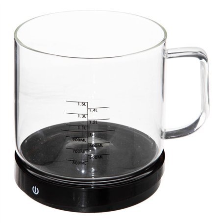 Balance Doseur Digitale noir en verre Noir - FIVE