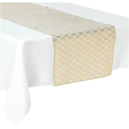 Feeric lights & christmas - Chemin de table nouvelle orléans motif art déco 40x200cm