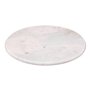 Secret de gourmet Assiette en marbre blanc D30