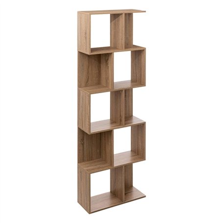 5 five simply smart Étagère Colonne Double Effet chêne Naturel Beige