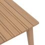 Hespéride - Table de Jardin Rectangulaire Tiwi Beige - 10 Places - Acacia - Mobilier d'Extérieur pour Terrasse Balcon Patio