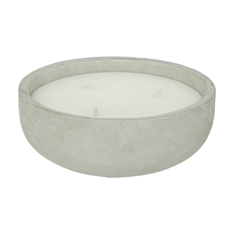 Atmosphera - Bougie ely 1600g citronnelle pot en ciment