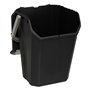 5five - poubelle de tri 37l en plastique noir