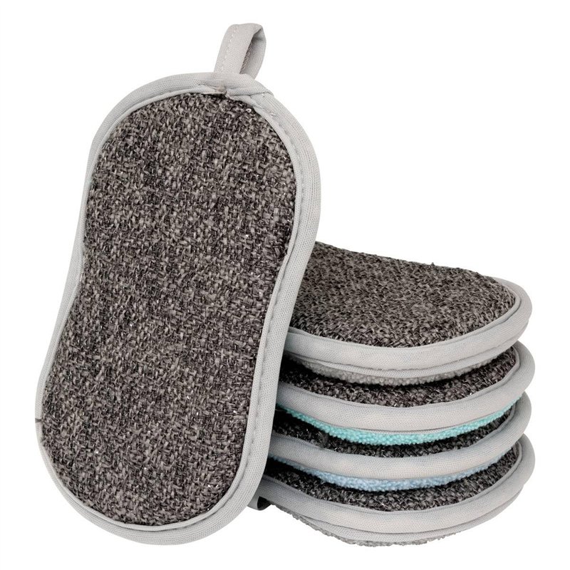 5five Lot de 5 éponges en microfibre pour récurer