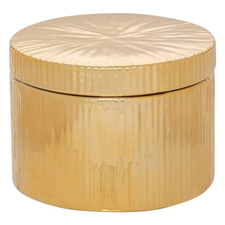 Atmosphera - Boîte céramique Automne doré h9cm