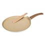 5five - crépière harmony d26cm en aluminium forgé beige