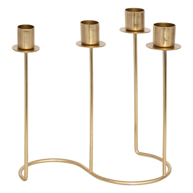 Atmosphera - Chandelier Margy métal doré h23cm