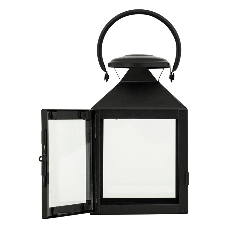 Image secondaire de Atmosphera - Lanterne winy métal Noir h17cm