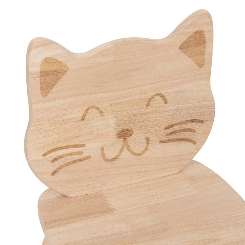 Image secondaire de Atmosphera - Chaise Enfant Chat pia hévéa