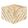Atmosphera - Lot de 2 caisses sulei bois l30 37cm
