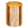 Atmosphera - Coffret 3 bougies led sena verre ambre d75cm