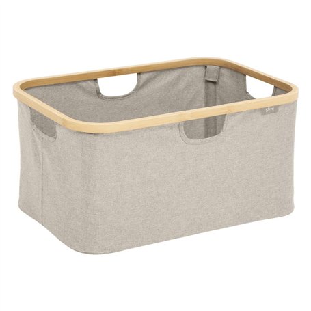 5five - panier à linge tidy box 54l pliable gris