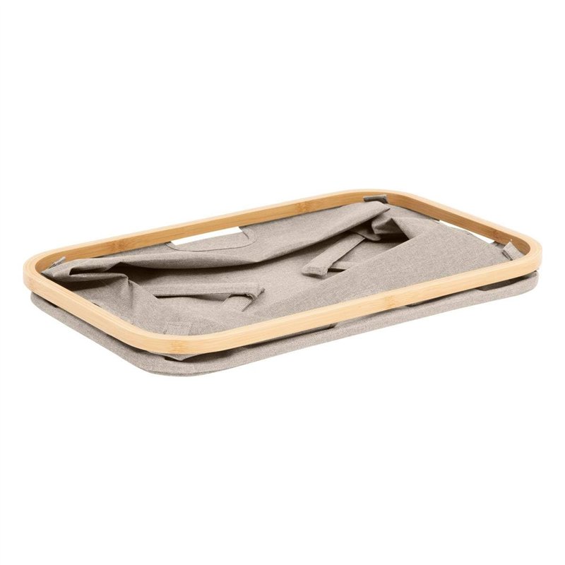 Image secondaire de 5five - panier à linge tidy box 54l pliable gris