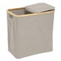 5five - Panier à Linge Tidy Box 80l Pliable Double Gris