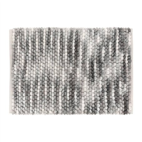 5five - Tapis de Bain Boule en Coton Gris 75x50cm