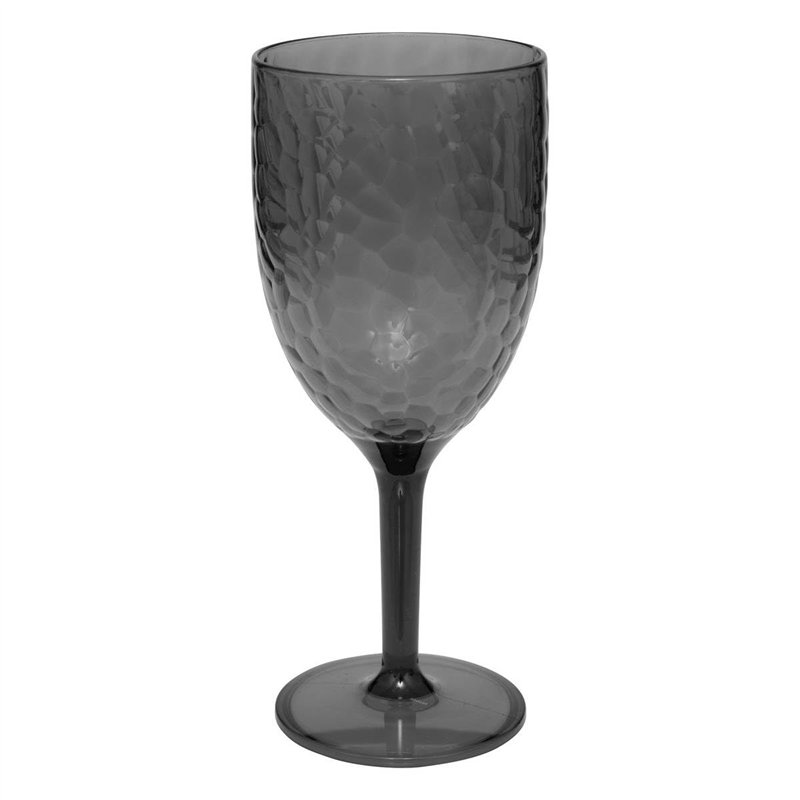5five - verre à vin estiva martelé gris