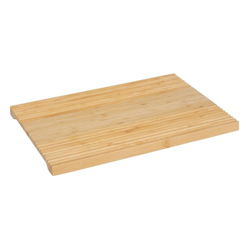 5five - planche à découper avec rainuresen bambou 40x27cm