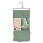 Atmosphera - Drap Housse Flora Gaze de Coton Vert céladon 140x190cm