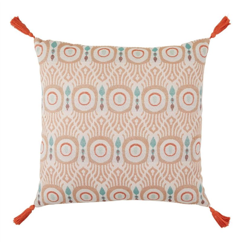 Atmosphera - Coussin Ikat Jacquard 50x50cm