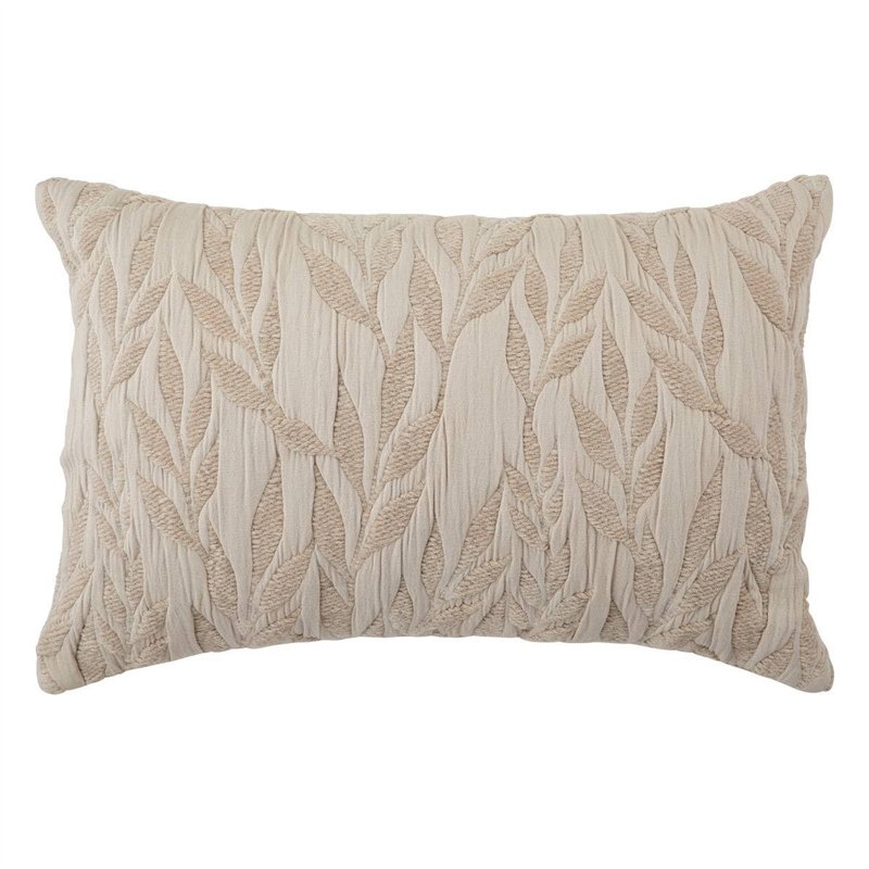 Atmosphera - Coussin Motif Jacquard lehto Coton Lin 58x38cm